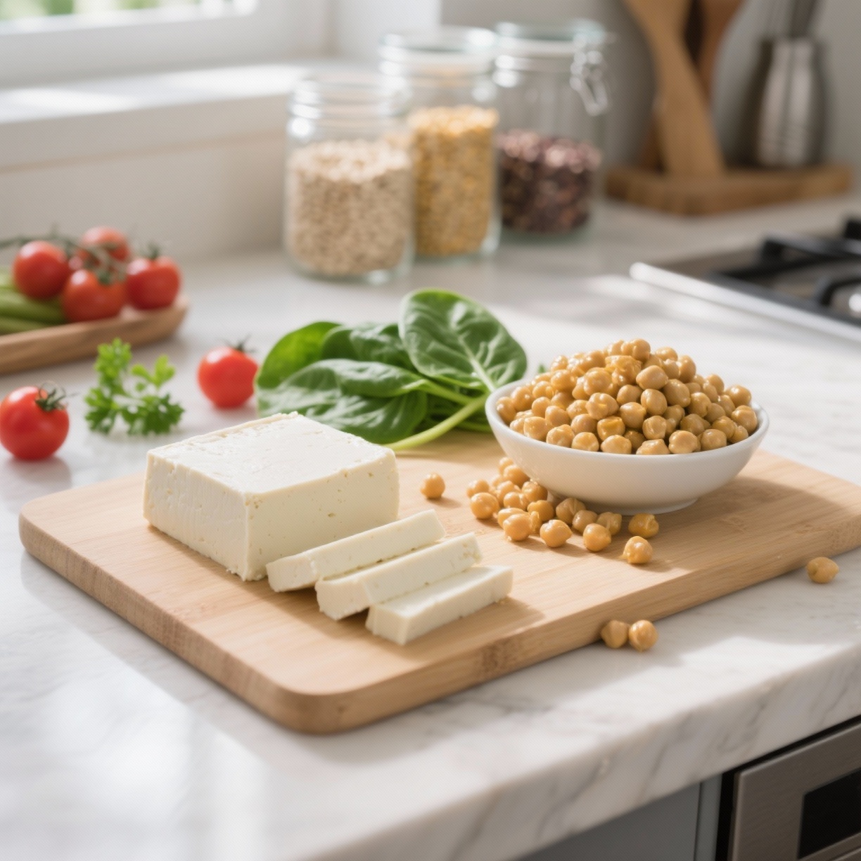 Tofu ou Grão-de-Bico: Qual é Melhor para Proteínas nas Dietas Veganas?