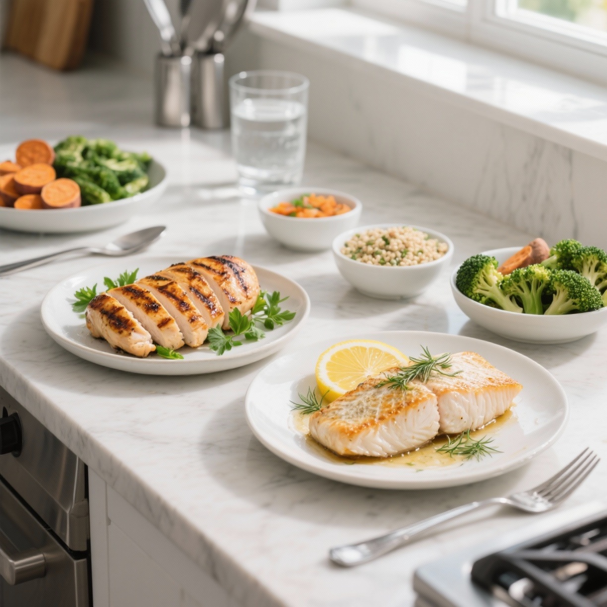 Frango Grelhado vs. Peixe Assado: Qual é Melhor para sua Dieta Fit?