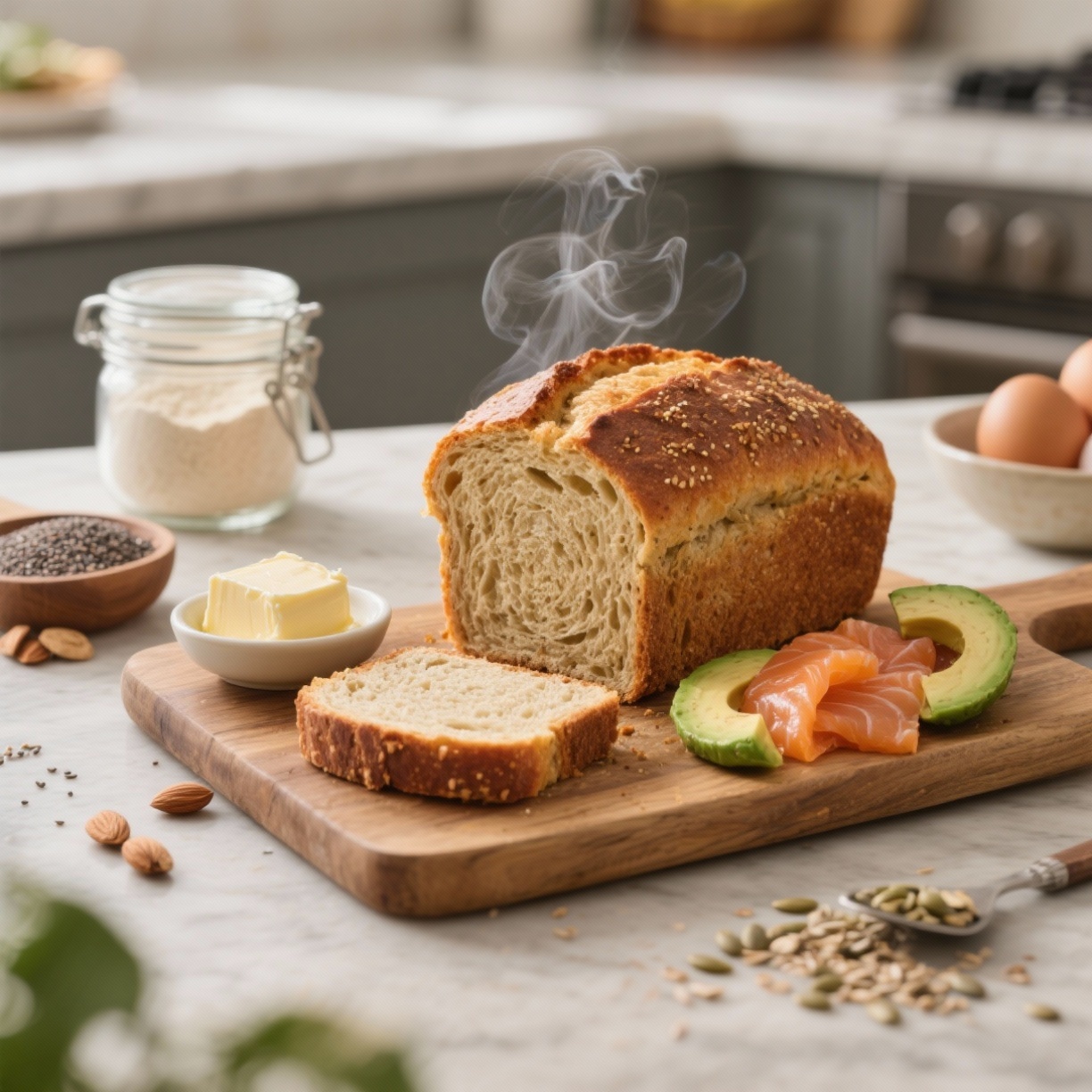 Pães Low Carb Sem Farinha: Textura e Sabor para Sua Dieta Keto