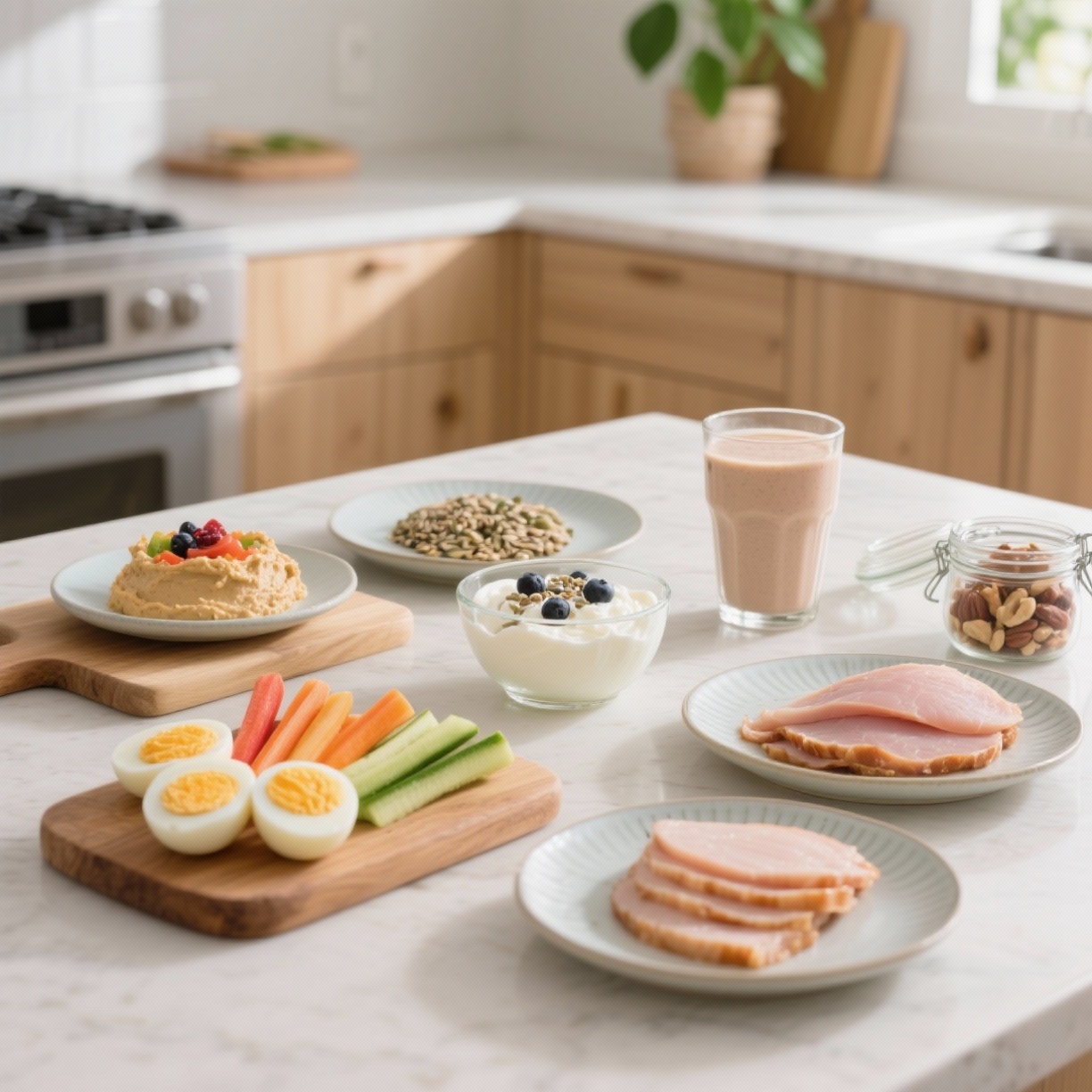 Lanches Proteicos Sem Complicação: Fome Controlada o Dia Todo