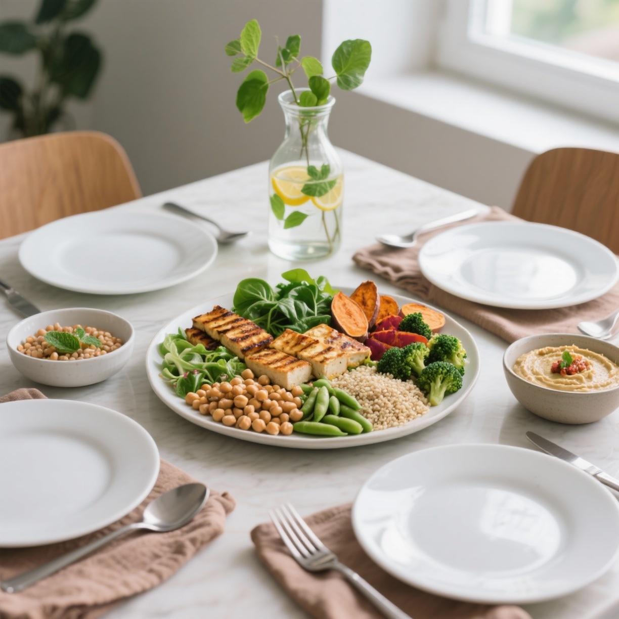 Plantas no Prato: refeições veganas proteicas e leves