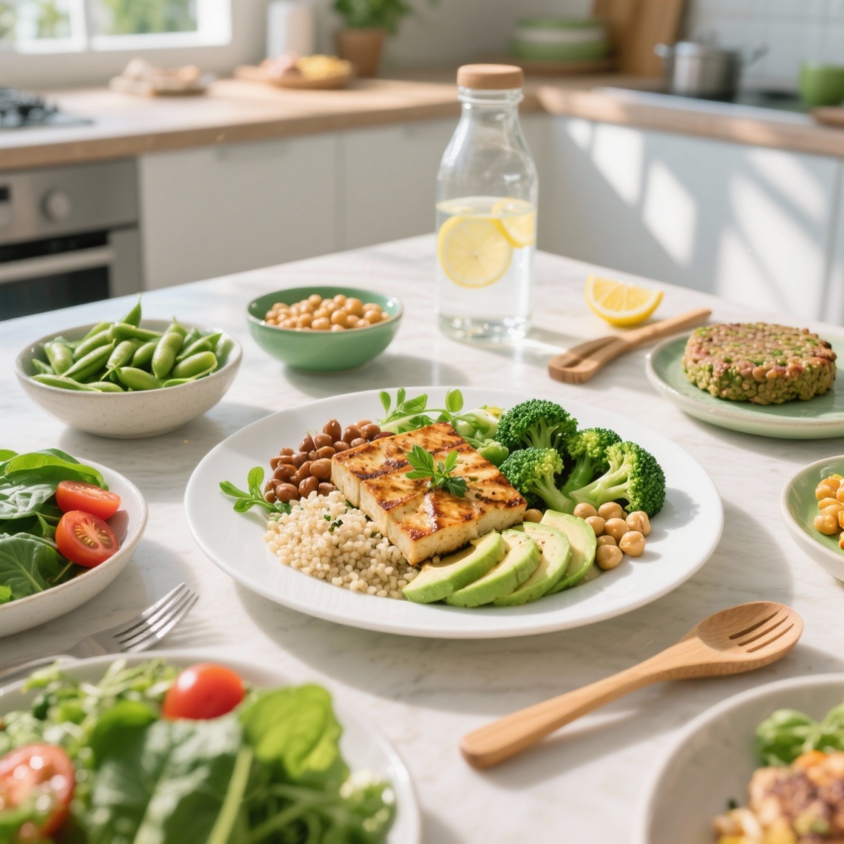 Pratos Verdes Power: refeições veganas fit ricas em proteína