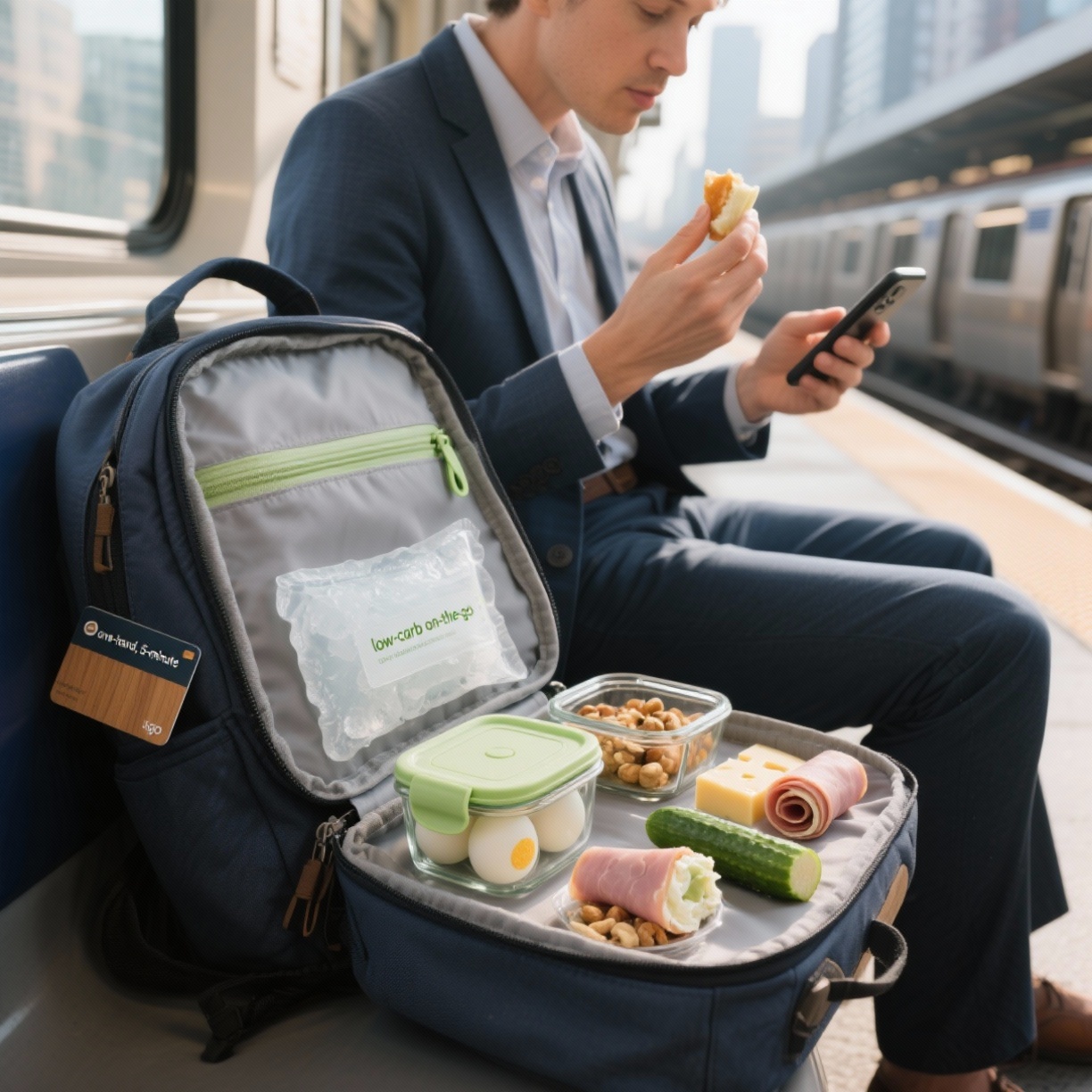 Lanches low carb “à prova de rotina”: como planejar, armazenar e comer bem fora de casa