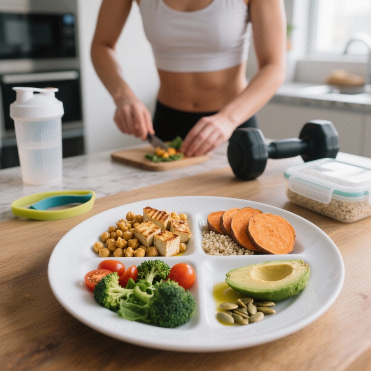 Performance em Foco: refeições veganas fit para treinar mais e melhor